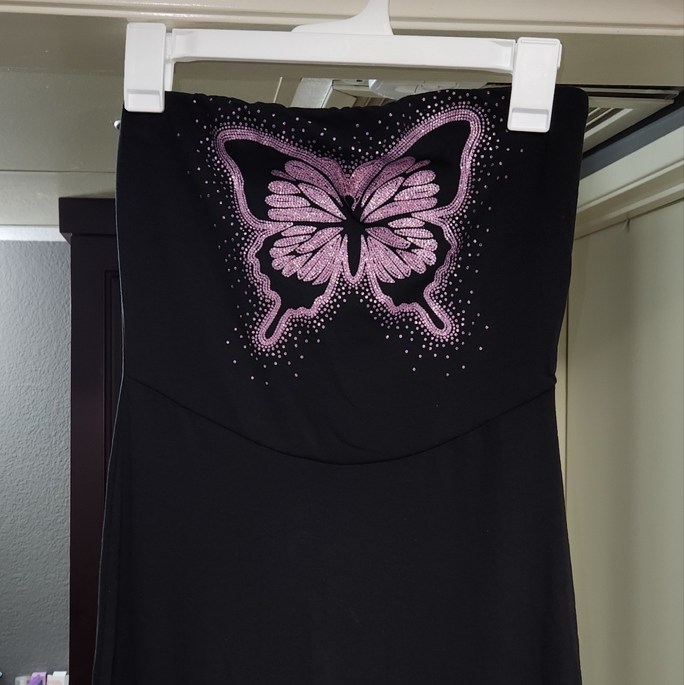 Strapless Maxi Dress, Size Medium